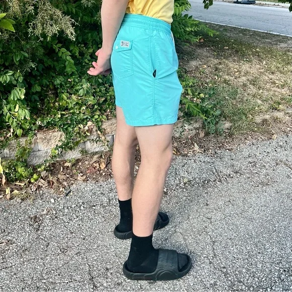 POLO Ralph Lauren Traveler Seafoam Swim Trunks SZ M! EUC! - Picture 7 of 16